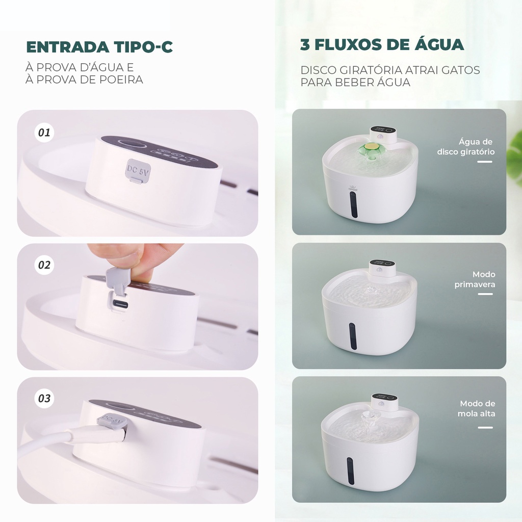 Fonte de Água Automática para Gatos — foto 8