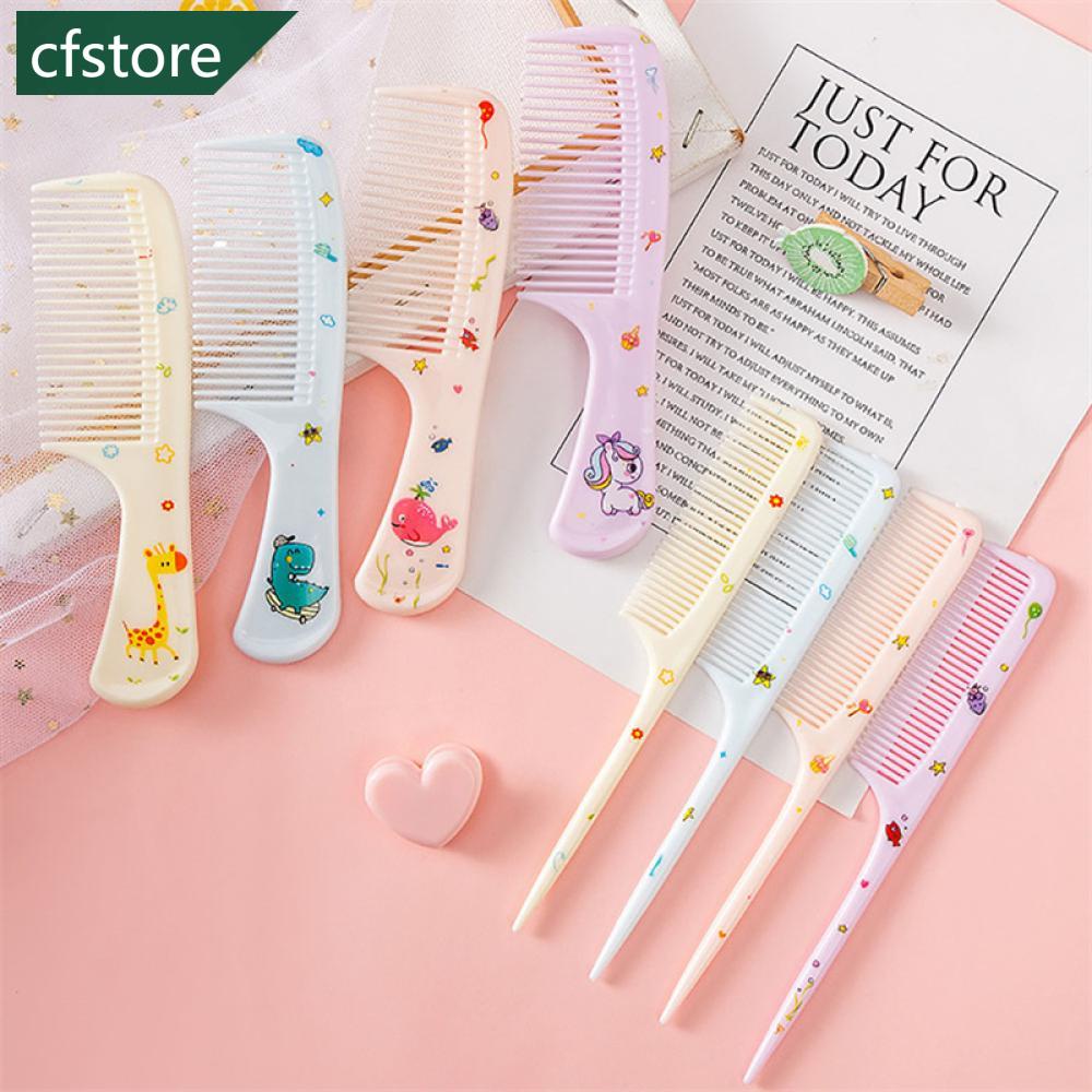 CFSTORE Crianças Fofas Pente De Morango Padrão Ponta Do Conjunto Cabelo De Cauda Para Adultas G4V2