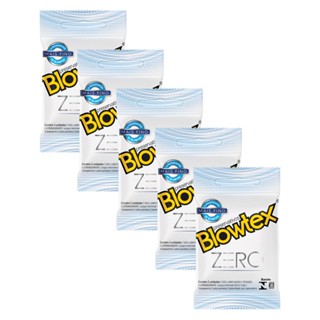 Kit 5 Pacotes Preservativo Blowtex Zero C/ 3 Unidades Cada