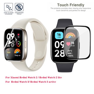 5Pcs Protetor De Tela De Filme Macio/3D PMMA Para Redmi Watch 2 3/3 lite Ativo