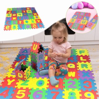 MORIYA Baby 36pçs Tapete De EVA Com Números De Alfabeto Para Engatinhar/Brinquedos ABC/Puzzle De Espuma Bebês