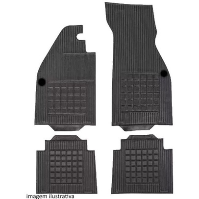 Tapete Borracha Fusca Todos ( 4 Pecas ) em Oferta na Shopee
