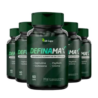 Kit Promocional 5 Definamax Original 60 Cápsulas - Loja Oficial