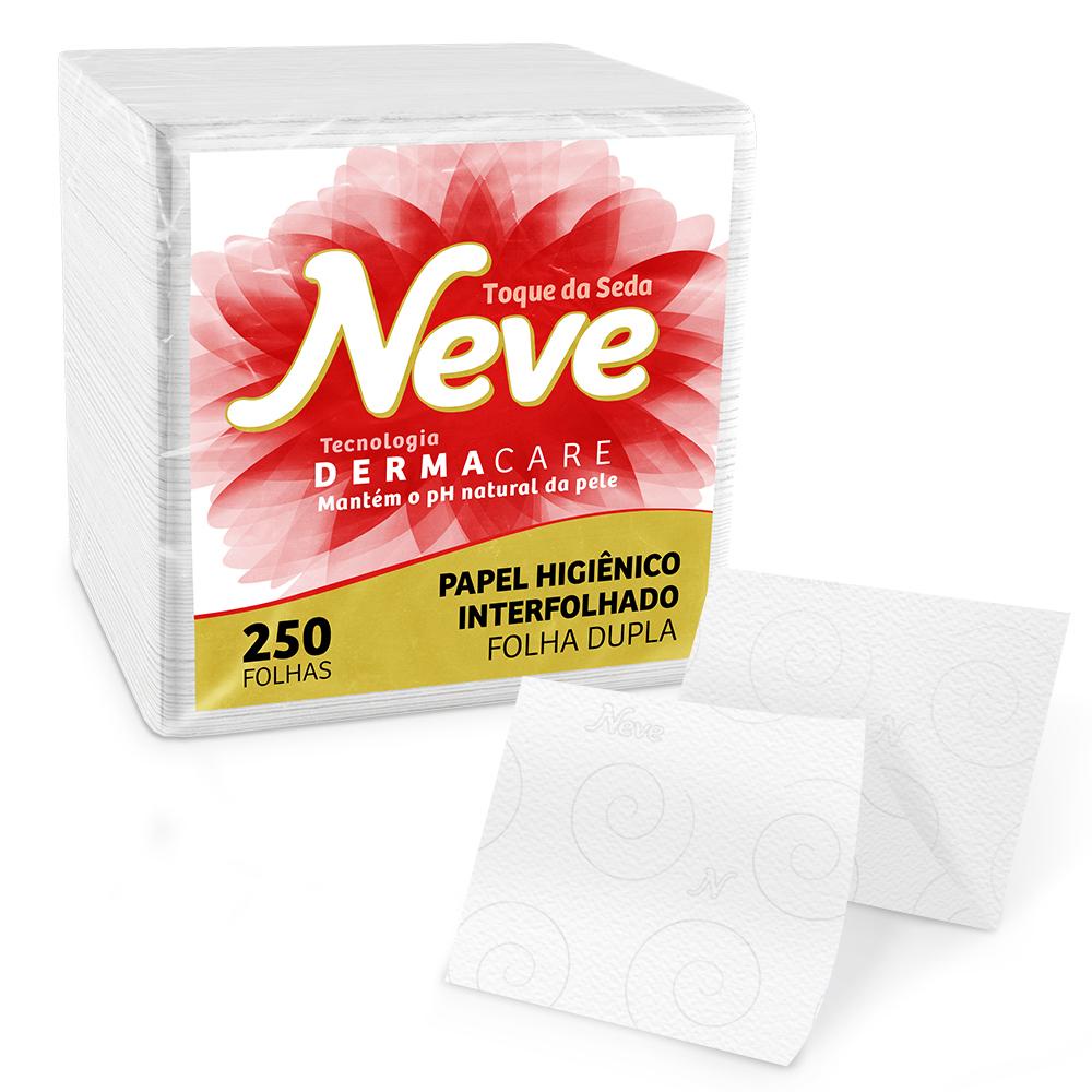 Papel Higiênico Interfolhado Neve Folha Dupla com 250 Folhas - Home & Living