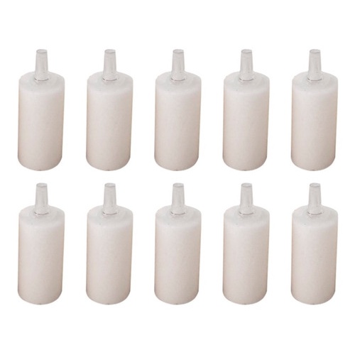 Kit 10 Pedra Porosa Grande Cilíndrica Compressor Ar Aquario (4,5cm)