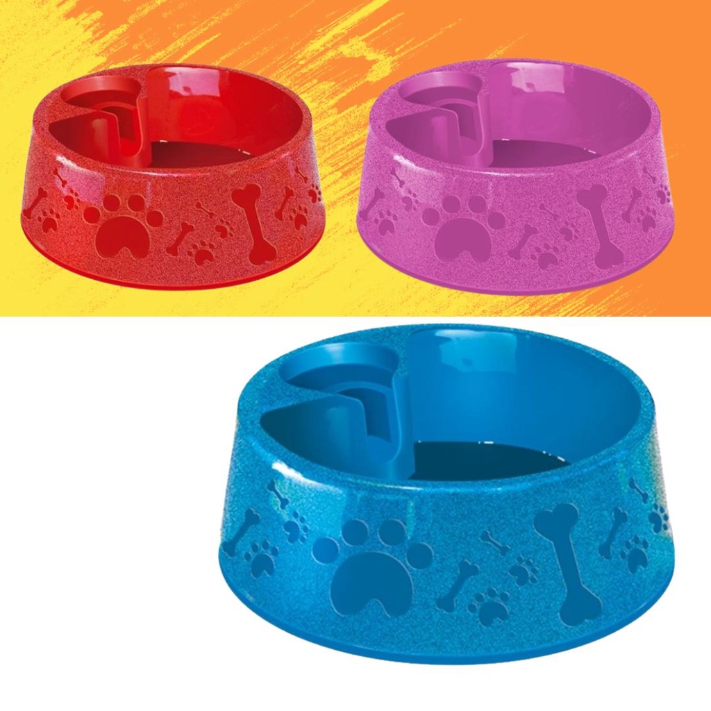 Bebedouro Modelo Paris Patinhas E Ossos N2 700 ML Furacão Pet em Oferta na Shopee