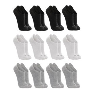 Kit 12 Pares de Meias Cano Invisível Algodão 3270 - Sortido