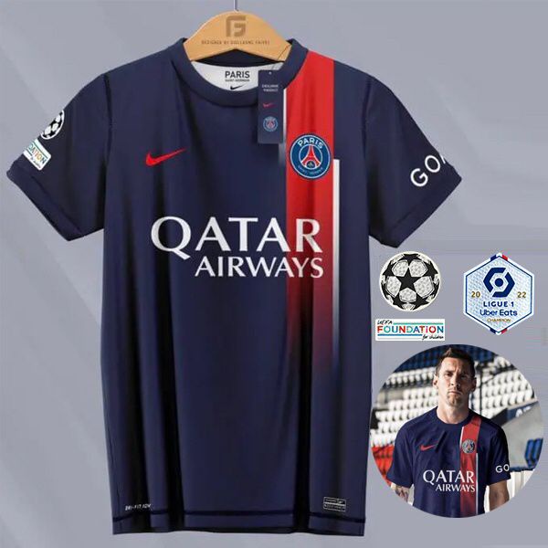 Nike Adults PSG 23/24 Home Jersey - Navy