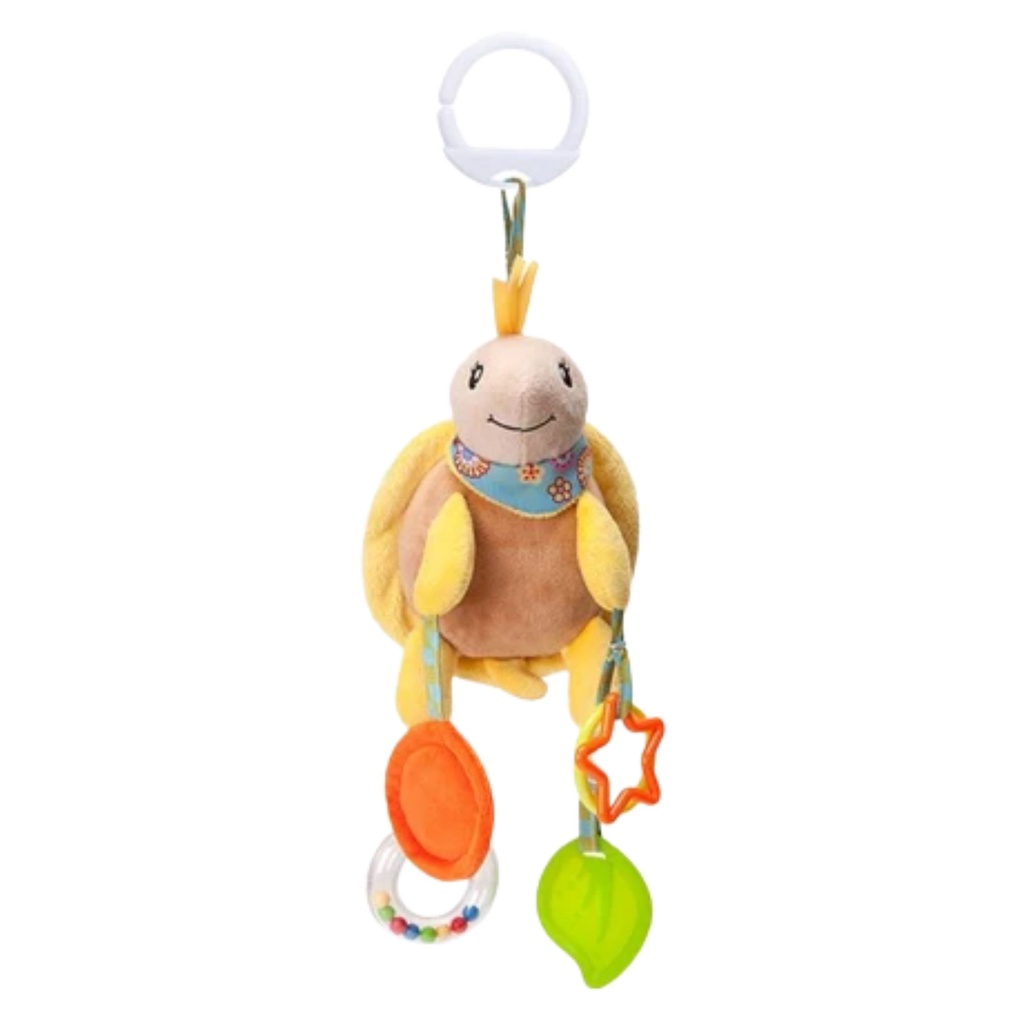 Tartaruga Brinquedo para bebê Chocalho Mordedor