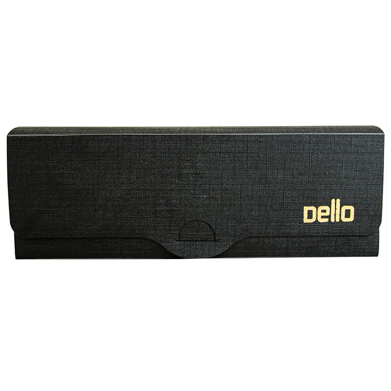 Estojo escolar plástico simples Executive Preto 8800.P Dello - Stationery
