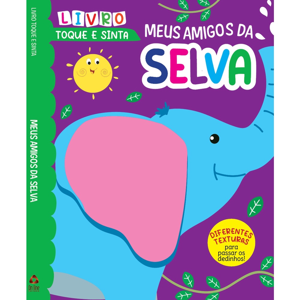 Toque e Sinta  Meus Amigos da Selva em Oferta na Shopee