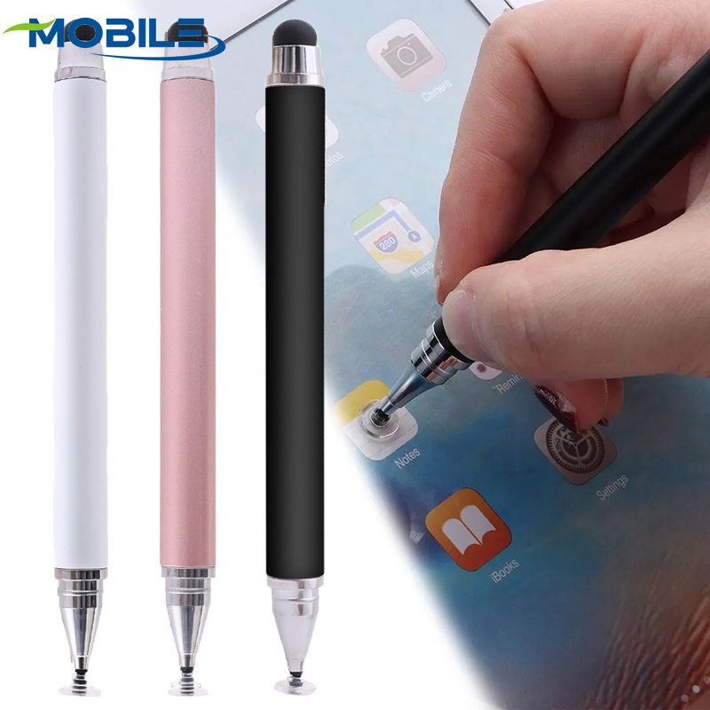 [Destaque] Canetas Touchscreen De Desenho Universal 2 Em 1 Celulares Caneta Capacitiva De Escrita Suave Tela Multifuncio