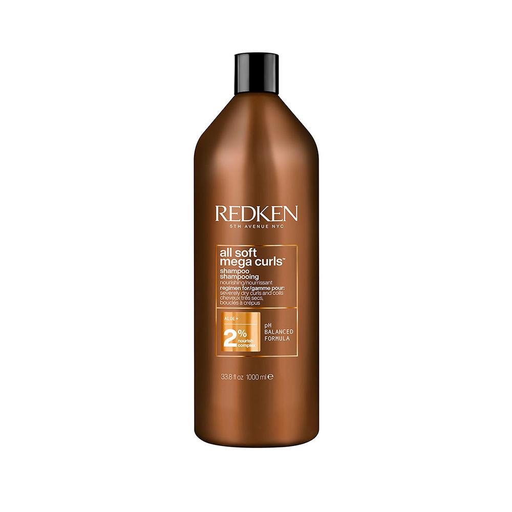 Redken All Soft Mega Curls Shampoo 1000ml - Beauty