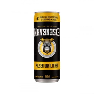 Cerveja Eisenbahn Pilsen Puro Malte Unfiltered Lata 350ML