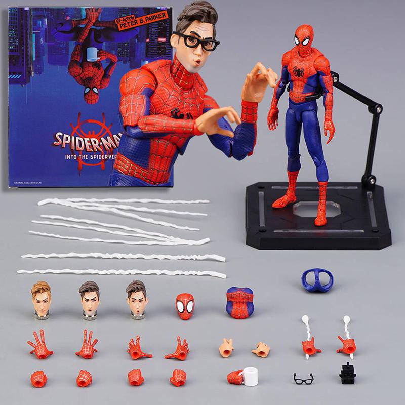 2023 Novo Homem Aranha No Versículo-Figura Em Ação Peter B . Parker Sentinel Milhas Modelo De Sv