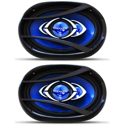 Kit Alto Falante Hurricane Quadriaxial CM69" Polegadas 180W RMS 4 Ohms