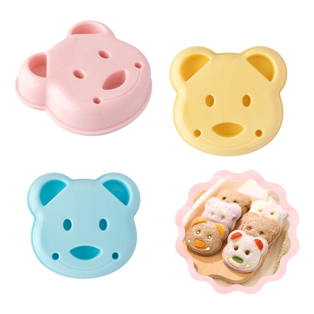 Cortador De Sanduíche Molde Forma Infantil Pão Ursinho 