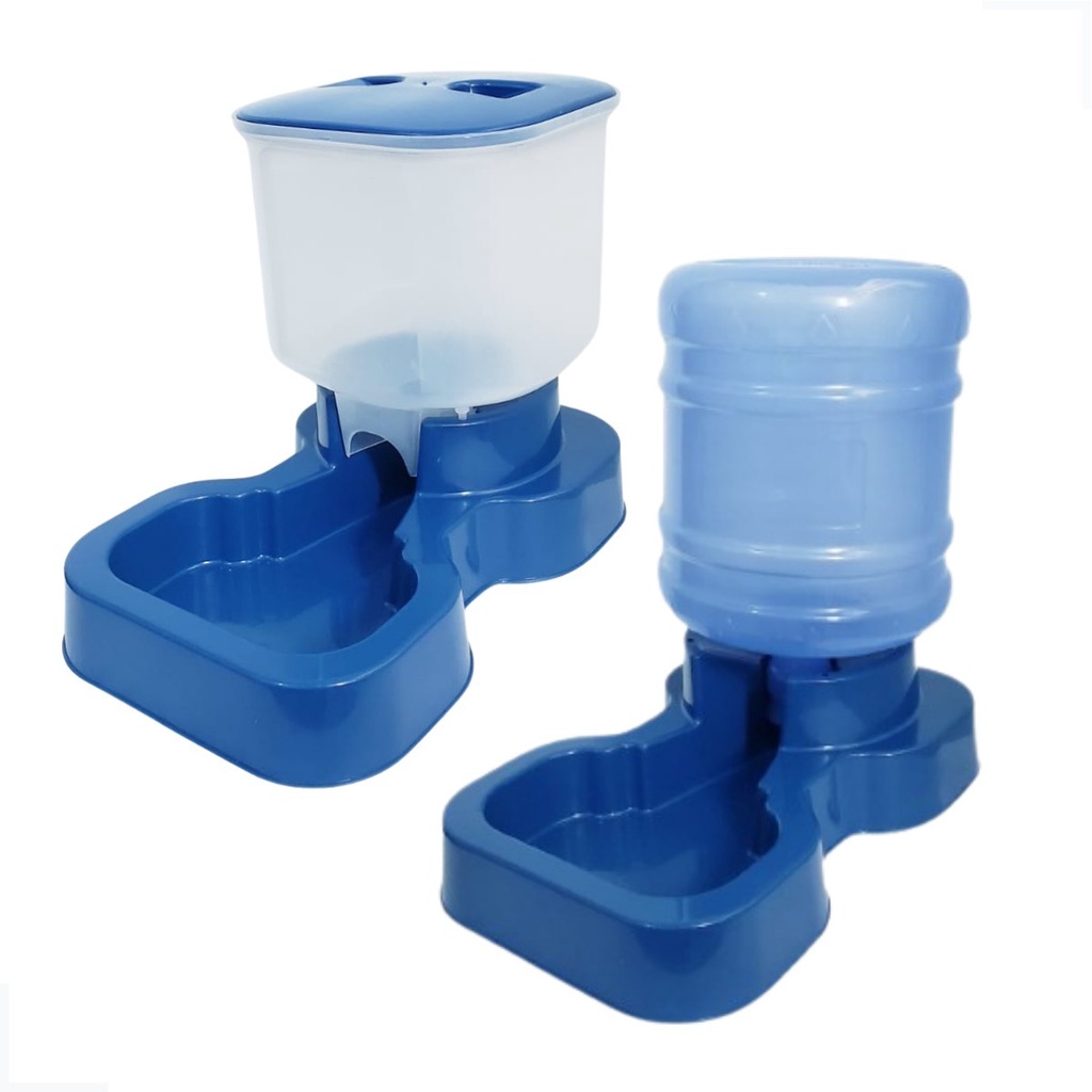 Bebedouro Automatico 10 litros e Comedouro automatico 8 litros para pet cachorro e caes Kit medio e grande porte