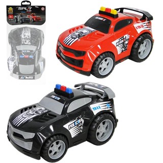Brinquedo Carrinho De Policia Bombeiro Split Car - Bs Toys