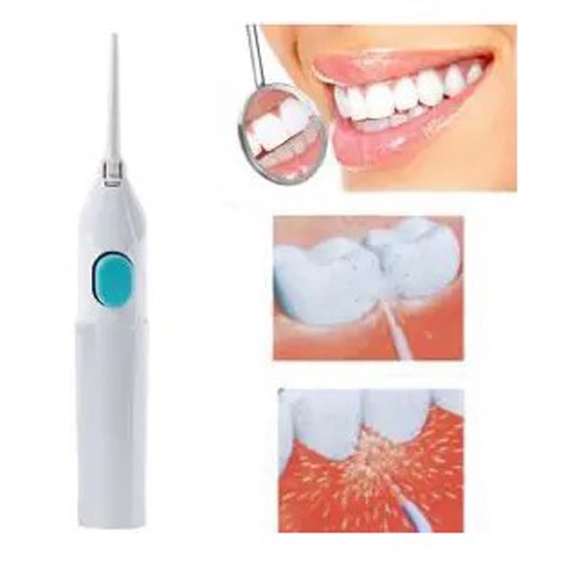 Irrigador Oral Manual Power Floss Jato D'água Fraco Limpeza Dente Higiene Bucal Portátil(2319)