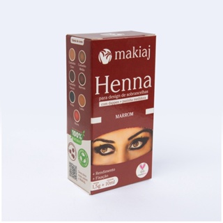HENNA PARA SOBRANCELHAS MAKIAJ em Oferta na Shopee