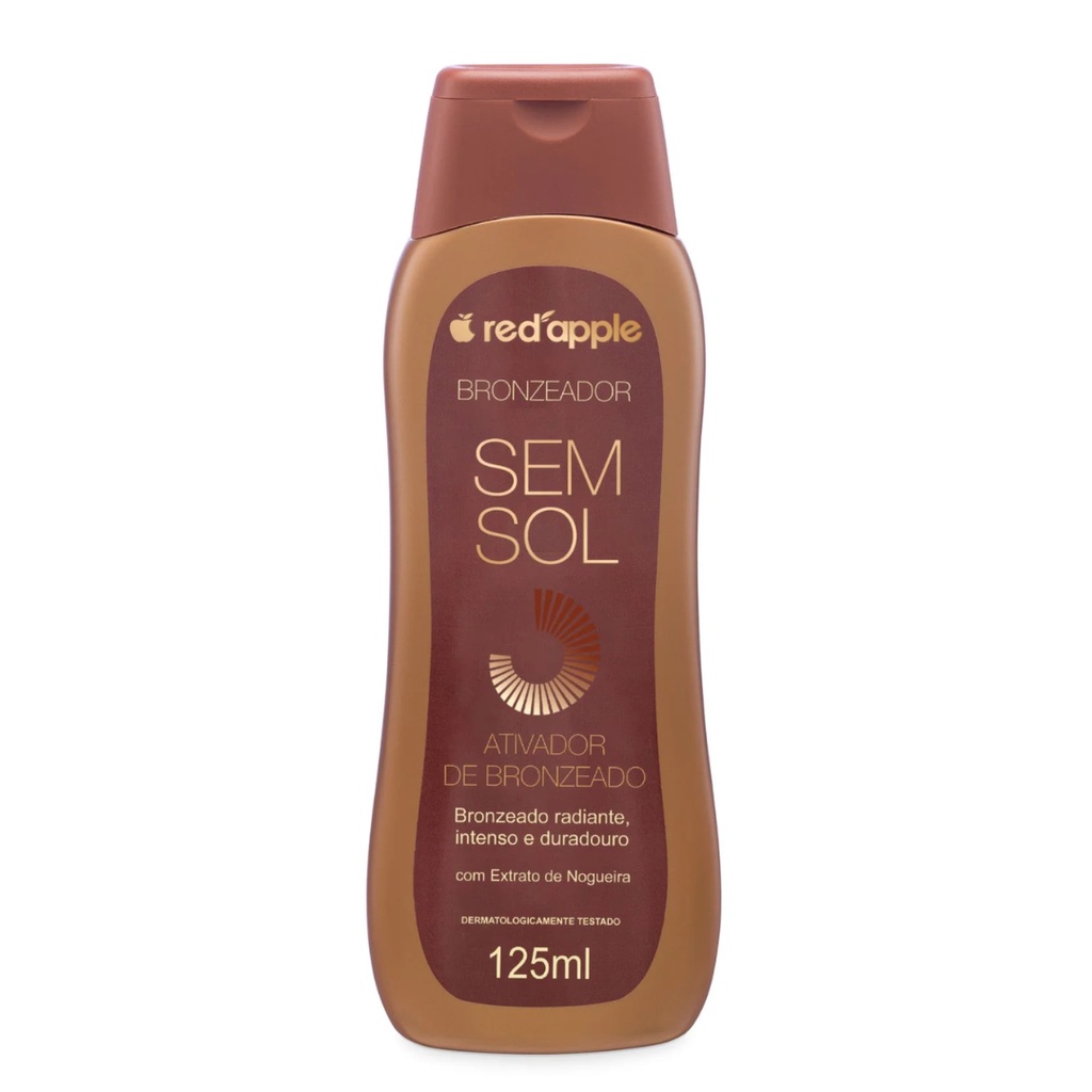 Bronzeador Sem Sol Ativador de Bronzeado 125ml – Red Apple em Oferta na Shopee