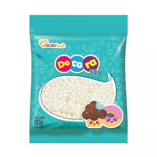 Confeito Decora Fun Perola Big 50g - Cacau Foods