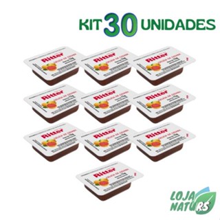 KIT 30 Unidades Mini Geleia Blister Sachê Sem Glúten 15g - Ritter