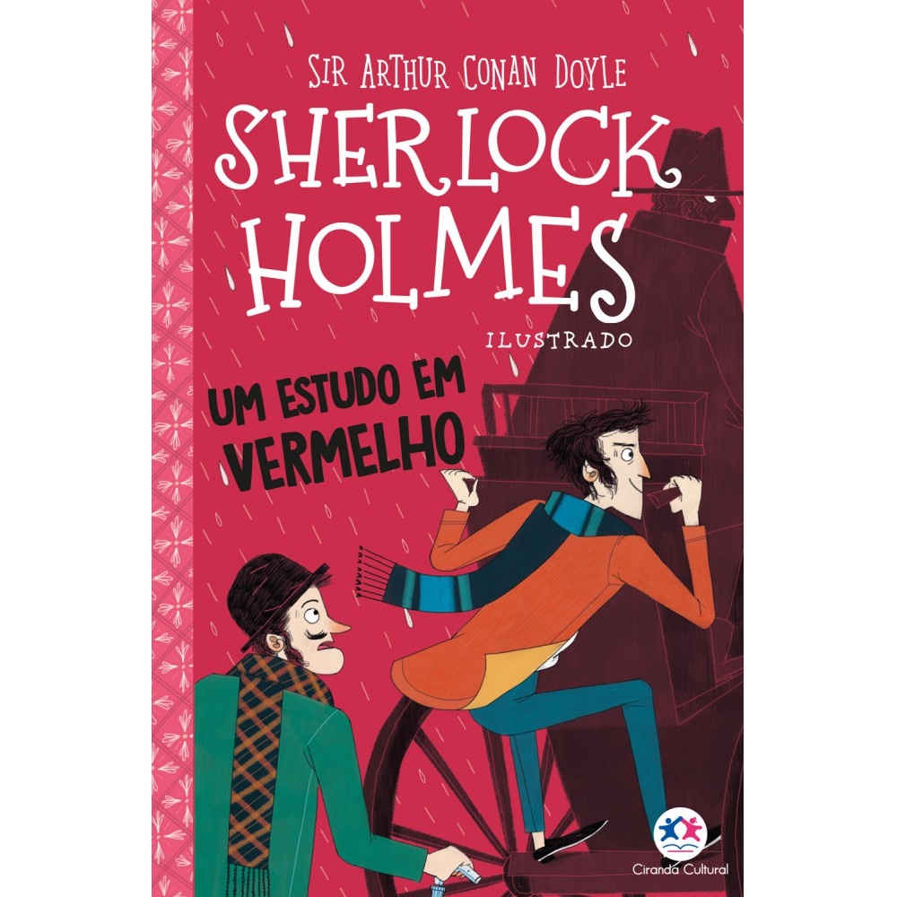 Livro Sherlock Holmes ilustrado - Um estudo em vermelho - Books & Magazines