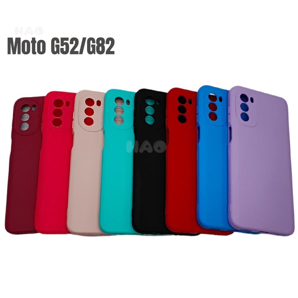 Capa Capinha Silicone Aveludada Case Para Motorola Moto G52/G82 5G em Oferta na Shopee