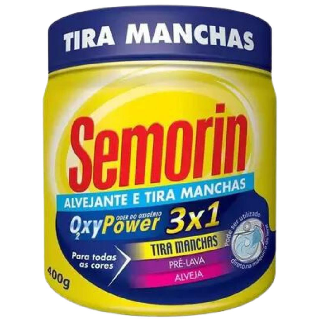 Semorin Alvejante Tira Manchas Em Po Oxy Power 400g