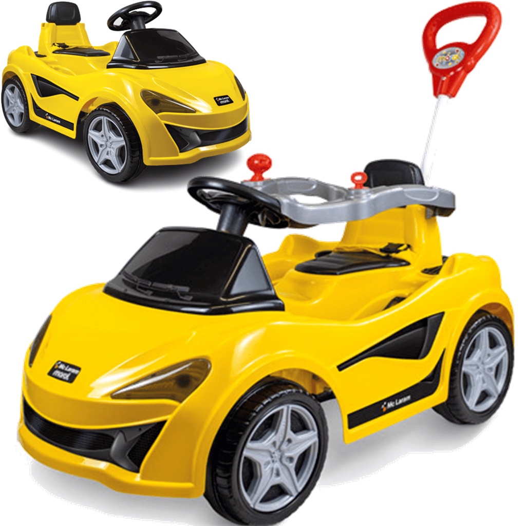 Carrinho de Passeio e Pedal Infantil Maral Mc Laram Amarelo em Oferta na Shopee
