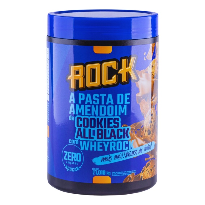 Pasta De Amendoim Com Whey Rock Peanut 1.010kg + Gostosa