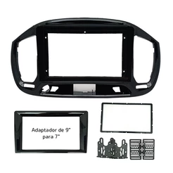 Moldura 9 e 7 Fiat Uno 2015 à 2021 - Black Piano - Fiamon - 5954
