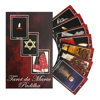 Baralho Tarot Cigano Maria Padilha com 36 Cartas e Manual de Uso