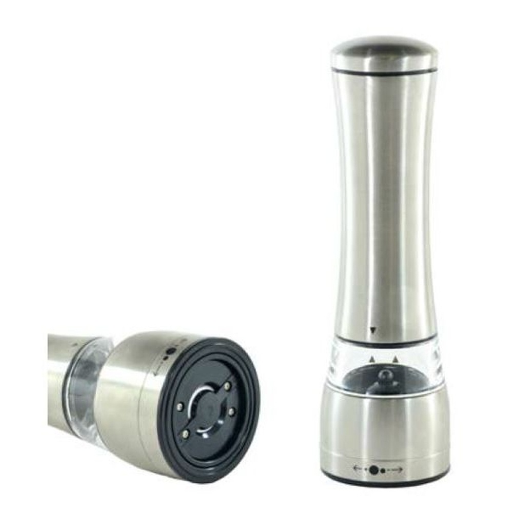 Moedor Triturador Manual de Sal e Pimenta Ajustável em Inox- Wincy