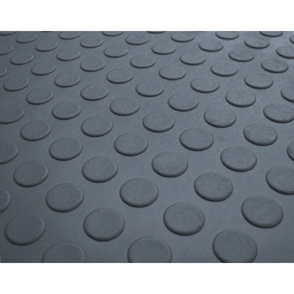 Tapete Anti Derrapante Borracha Piso Moeda 80x40cm