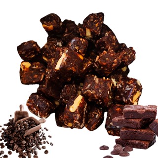 Cubinho Doce Fit Brownie, Café e Gotas de Chocolate Vegano Sem Açúcar Sem Glúten - 250g
