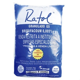 RATOL GRANULADO GS PROFISSIONAL GIRASSOL 1KG – 50 SACHÊ 20g