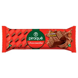 Wafer Recheio e Cobertura de Chocolate Piraquê Chocowafer 100,8g