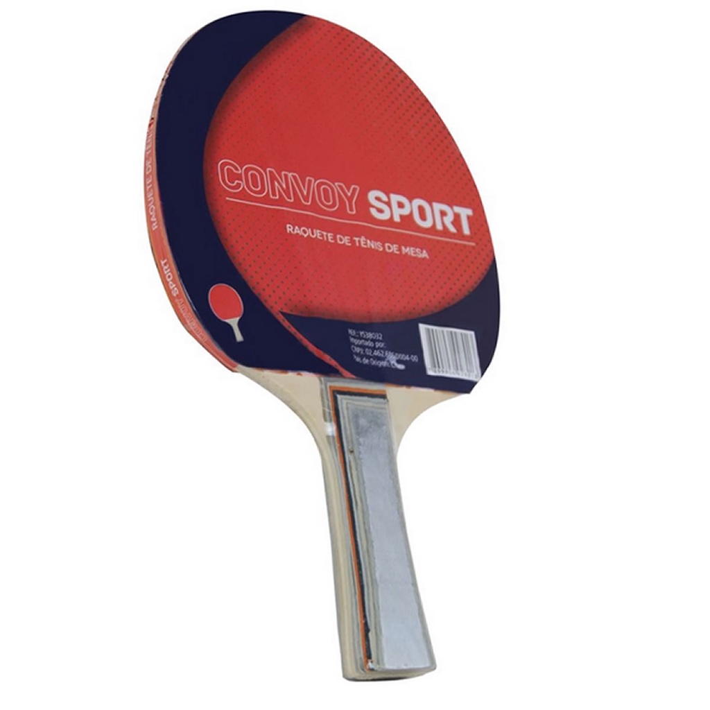 Raquete Tenis de Mesa Ping Pong 6mm Emborrachada YS38031