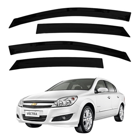 Defletor Calha de Chuva Vectra Sedan 2006 a 2011 4 Portas Ecoflex