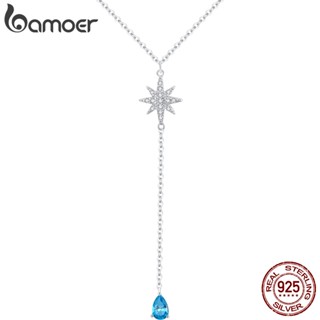 Colar Azul Bamoer Jóias De Moda Para Mulheres Presentes