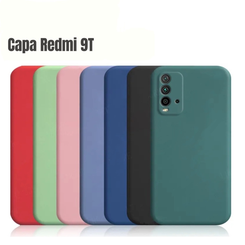 Capa Capinha Silicone Aveludada Para MI Xiaomi Redmi 9T