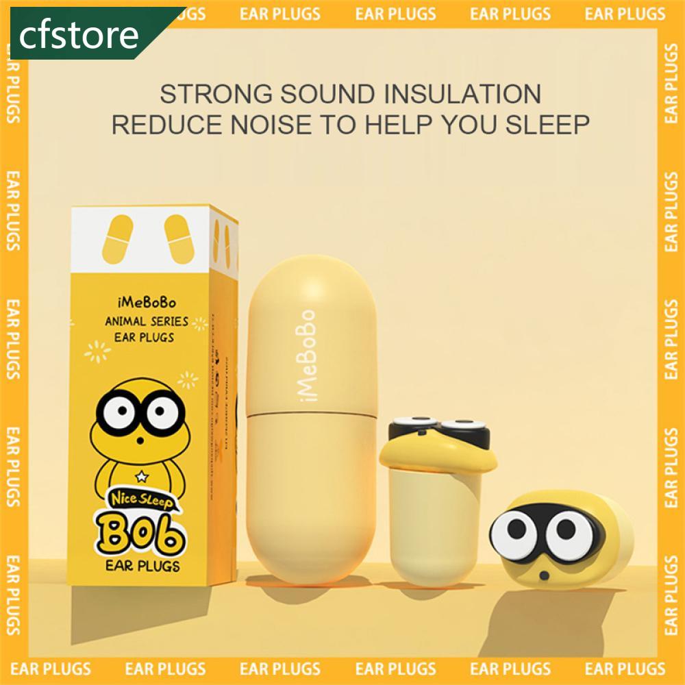 Tampões Auriculares Anti-Ruído Macios E Lentos Com Ressalto Lento Portáteis À Prova De Som Silenciosos Para Dormir K3L6