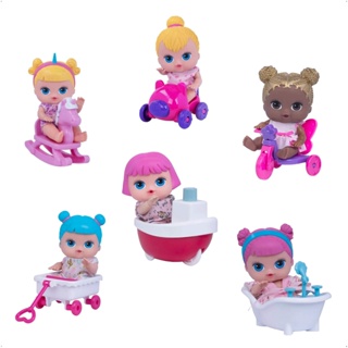 Brinquedo Boneca Lil Cutesies Sortido em Vinil 19cm com Chupetinha Cotiplas - 2313 em Oferta na Shopee
