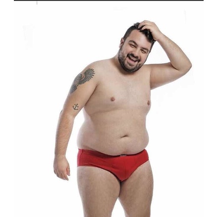 Kit 3 Cuecas Slip Tradicional Algodão Plus Size Extra Nawes