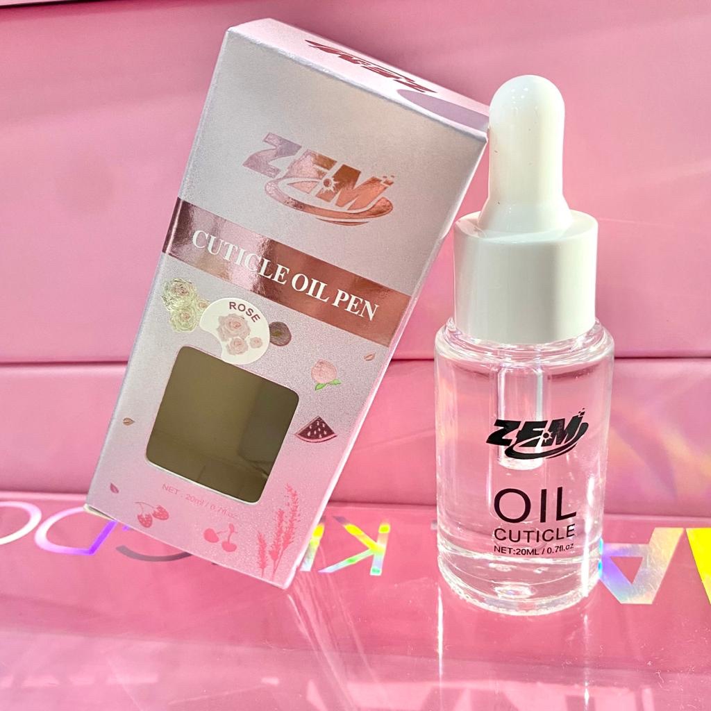 Óleo Hidratante Cutícula Zem 20ml Com Conta Gotas Finalizador Unha Gel Profissional Pronta Entrega em Oferta na Shopee