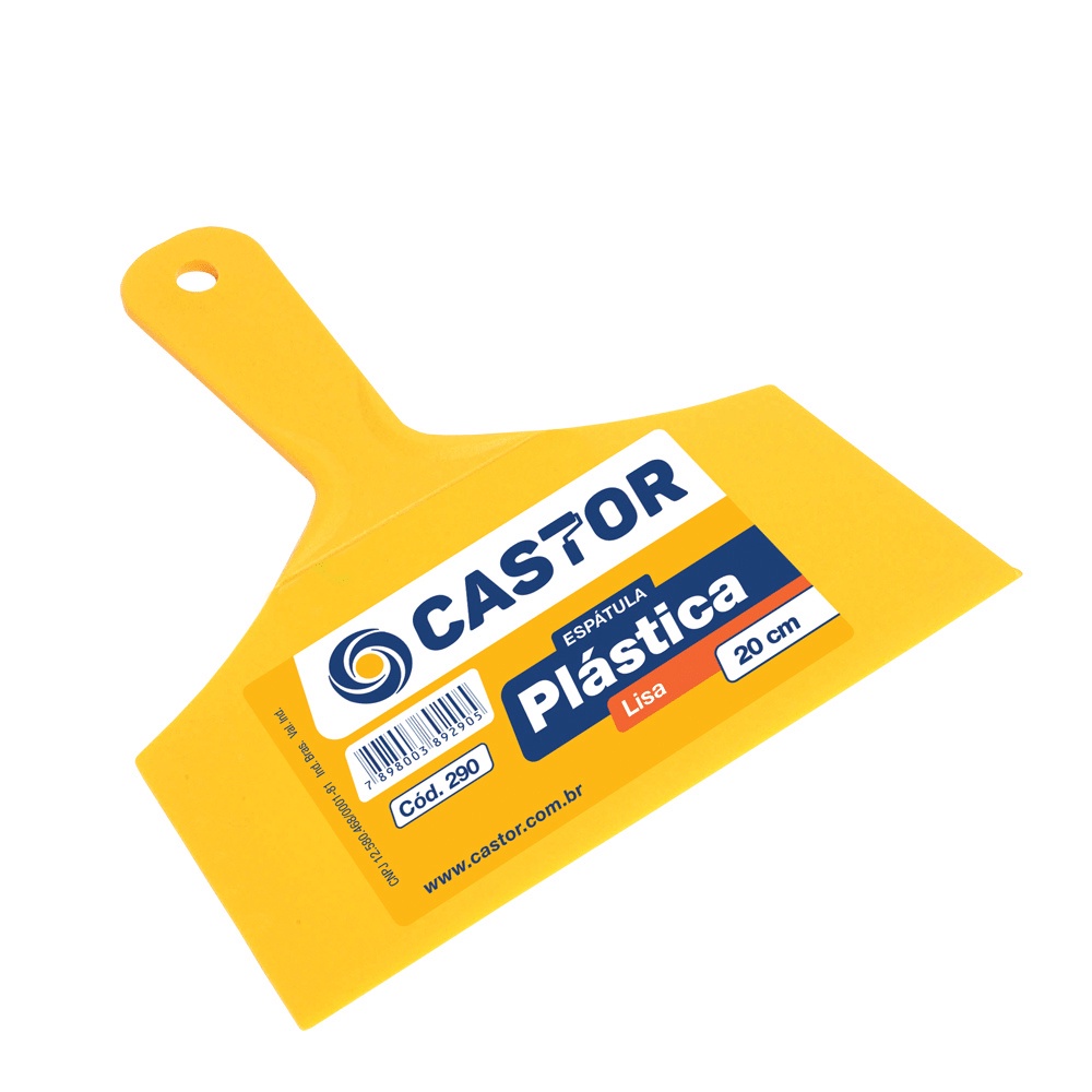 Espátula Multiuso de Plástico 20cm Lisa - Castor em Oferta na Shopee