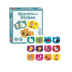 Jogo Memória dos Bichos - Brincadeira de Criança